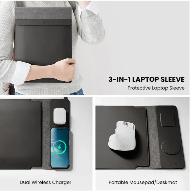 4 in 1 Wiresless Charging Laptop Sleeve ( Limited Time Offer)