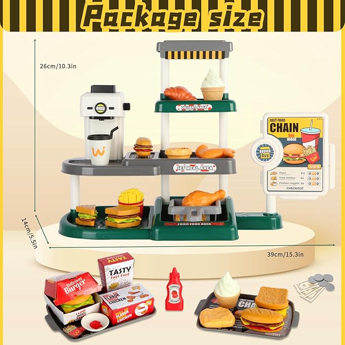 🍎 Food Set for Kids – 71pcs Pretend Play Kitchen Toy | Fun & Learning Gift 🎁
