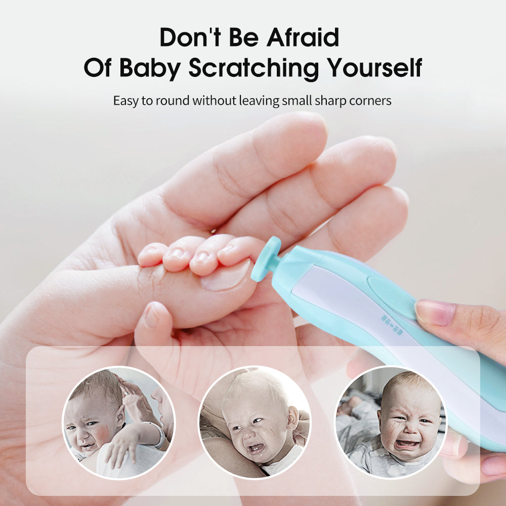 👶 Baby Electric Nail Trimmer Set ✨ | Safe & Gentle Nail Care for Infants & Toddlers 💅