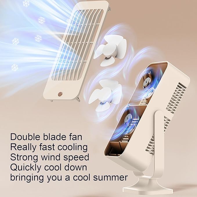 Double Blade Desktop Fan Ⓢ