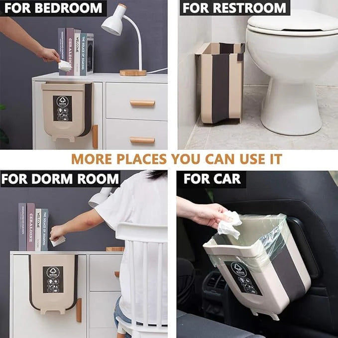Foldable Hanging Trash Bin Ⓢ