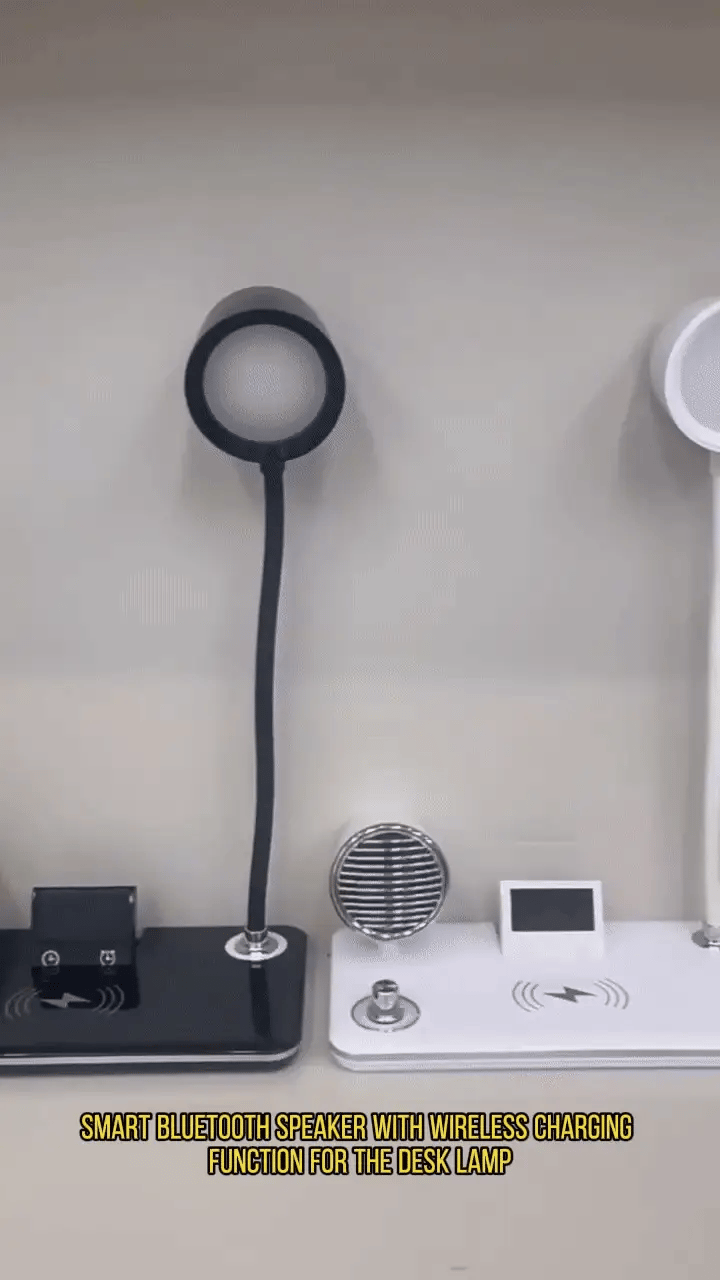 4-in-1 Wireless Charger with BT Speaker