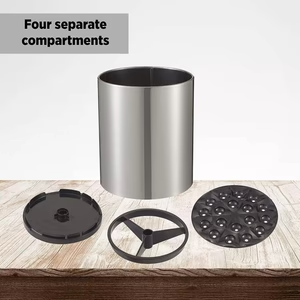 Stainless Steel Rotating Storage Bucket
