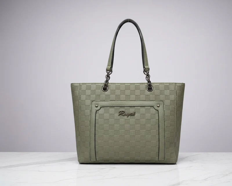 Ridged Texture Shoulder Bag