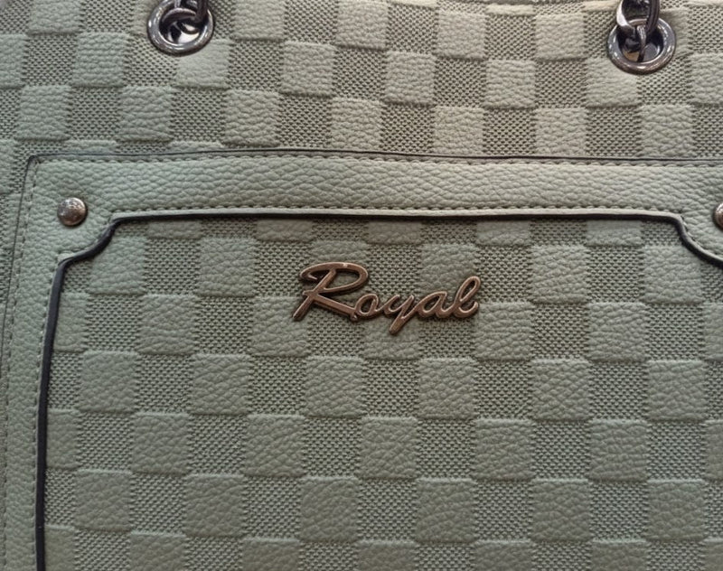 Ridged Texture Shoulder Bag