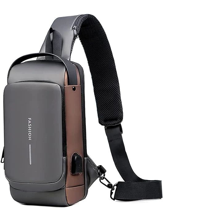 🎒 Multifunction Sling Bag – Stylish, Compact & Travel-Ready 🖤✨