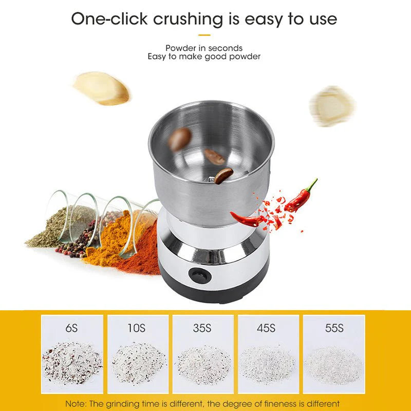 Stainless Steel Electric Grinder (Limited Time Offer)